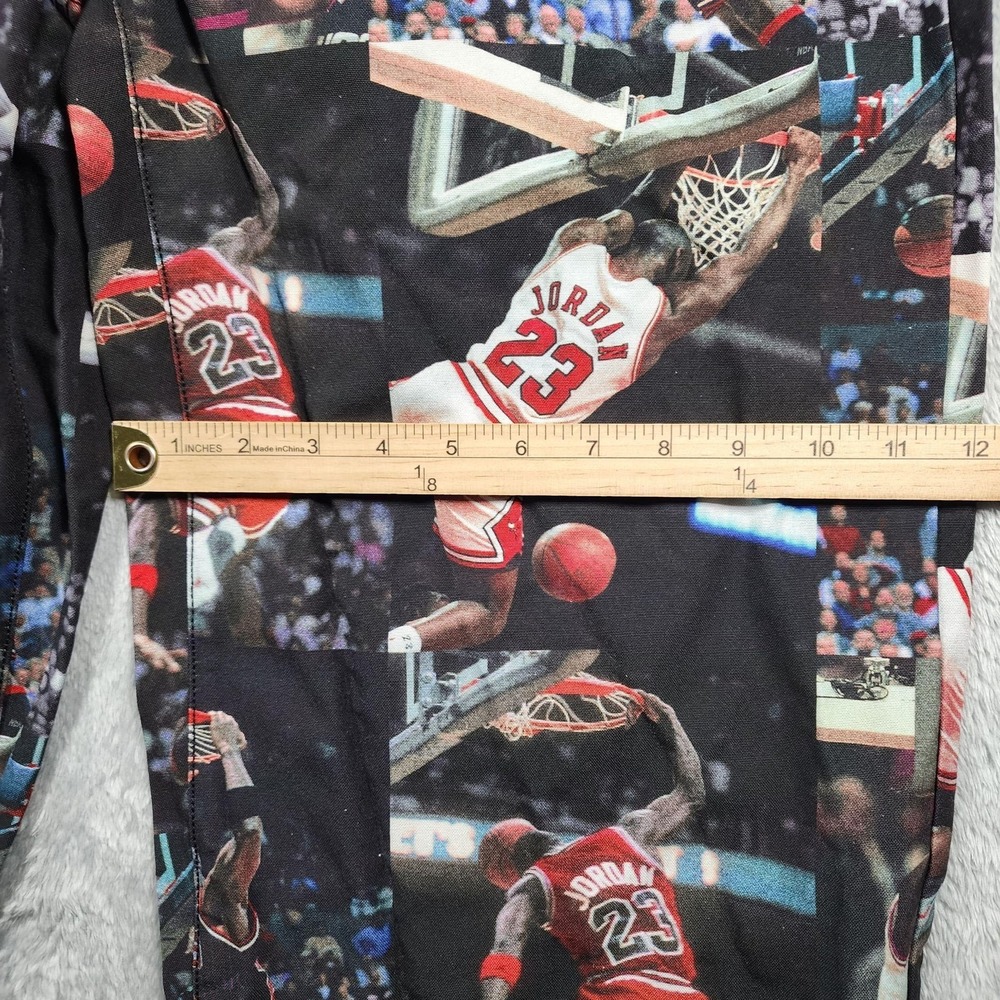 Chicago Bulls Pants Mens Medium 30x32 NBA Basketball Jordan 23 AOP Jumpman Nike - Picture 3 of 12